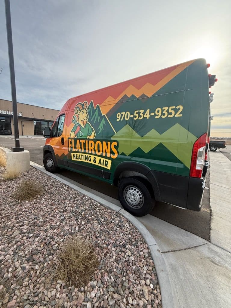 Gallery photos for Eye-Catching New Van Unveiling by Flatirons Heating & Air: Image #1