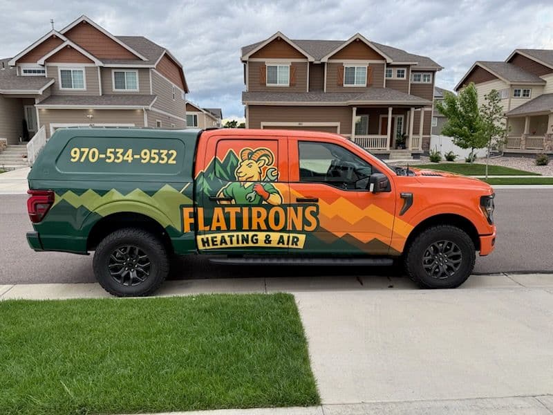 Flatirons Heating & Air Debuts Vibrant Service Truck image