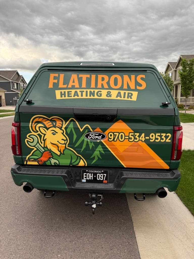 Gallery photos for Flatirons Heating & Air Debuts Vibrant Service Truck: Image #1