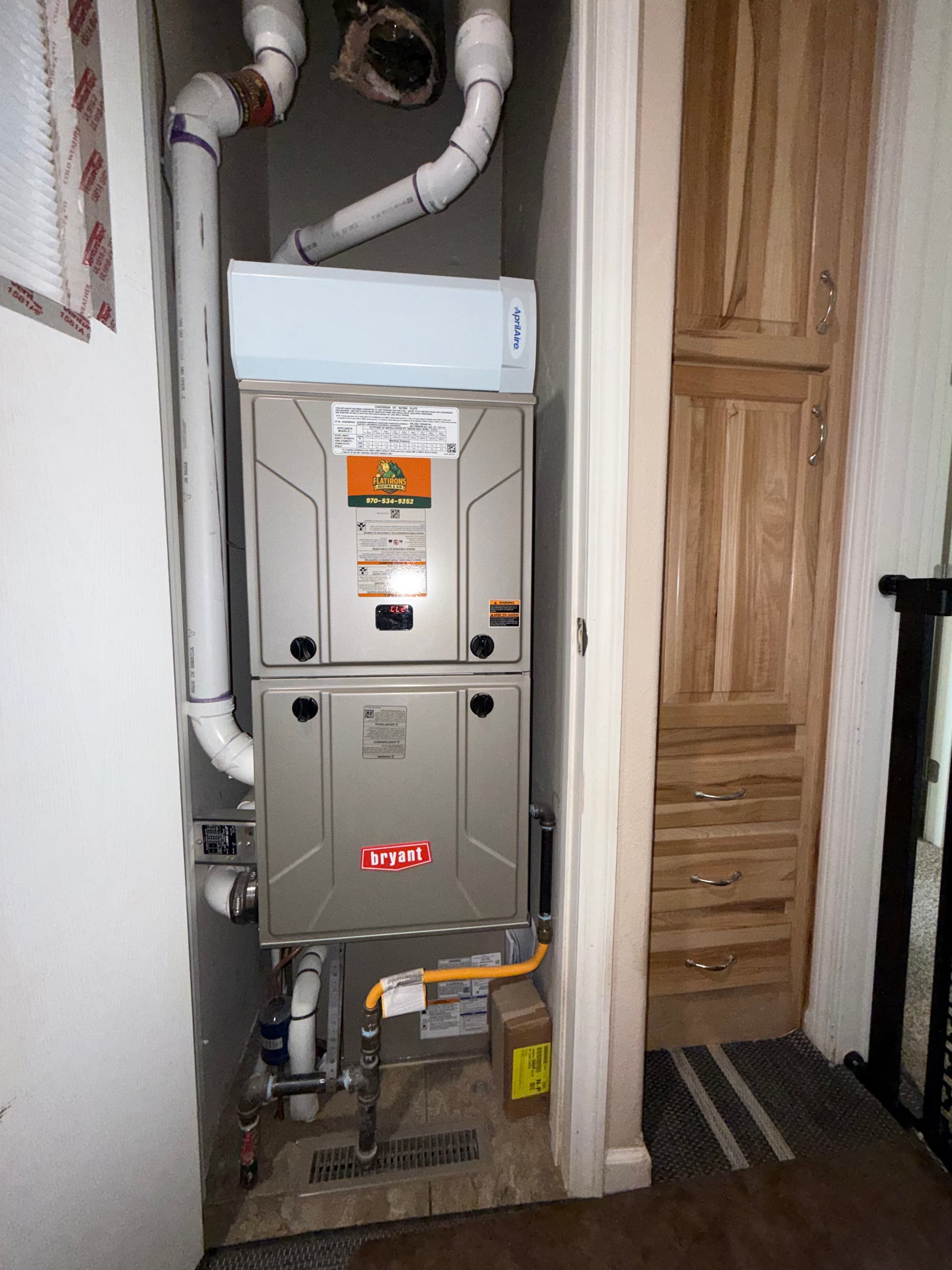 New Furnace Install and AC Cleaning in Greeley image